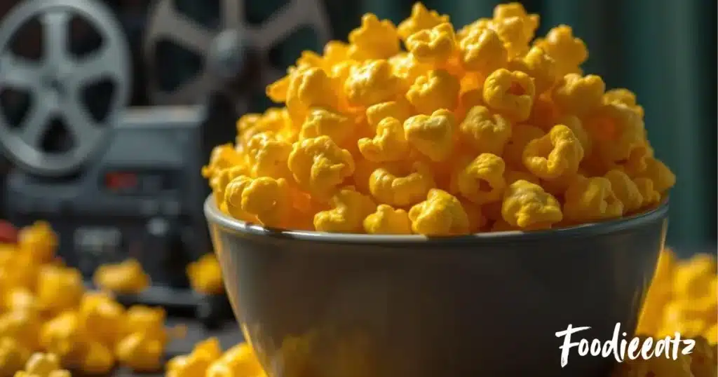 Cheddar cheese popcorn
