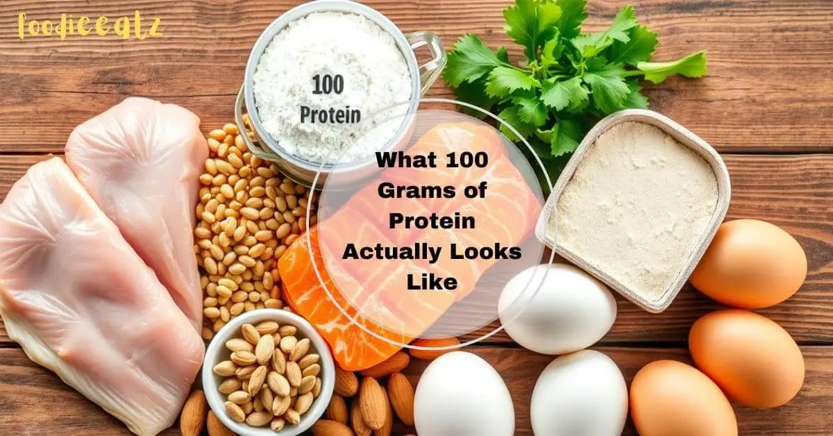 what does 100 grams of protein look like